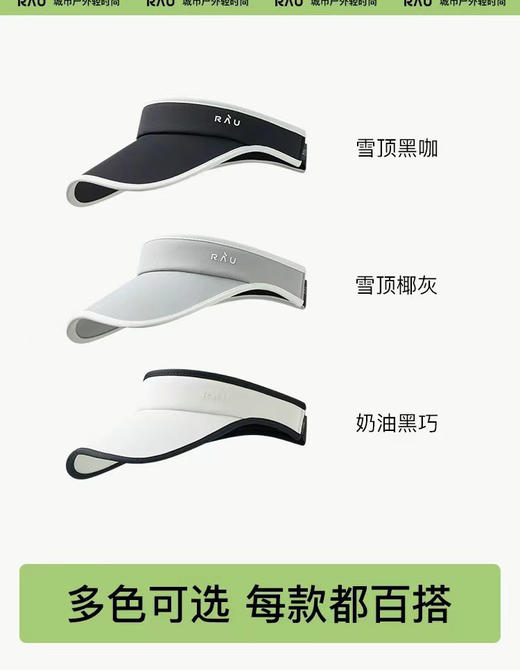 正品RUA空顶防晒帽 代工剩余品 商品图1