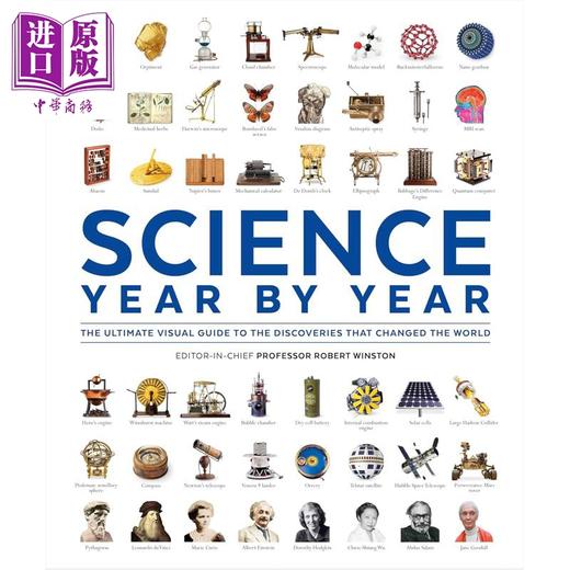 预售 【中商原版】Science Year by Year DK 英文原版 科学年鉴 全图解精美图片书 精装 商品图0