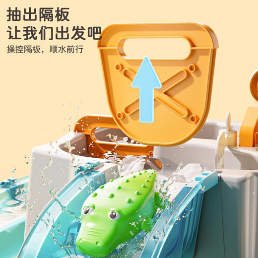【开启戏水奇妙之旅】儿童水上乐园 大型玩沙戏水池 模拟漂流钓鱼戏水桌 室内户外沙滩宝宝玩水玩具 商品图2