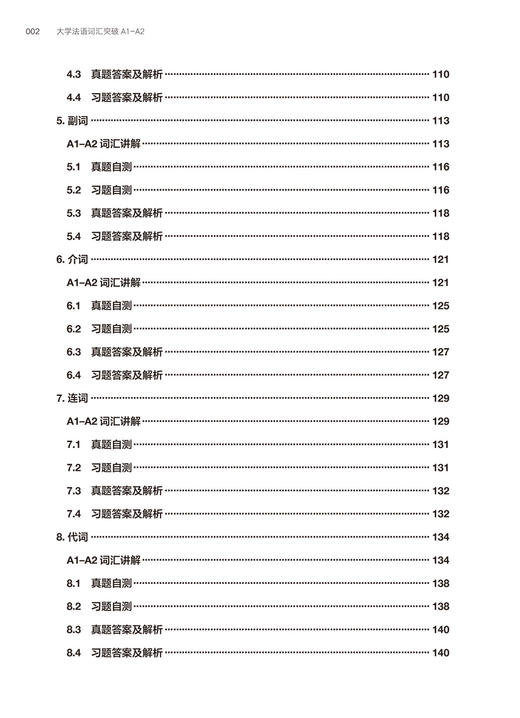大学法语词汇突破A1-A2 商品图3