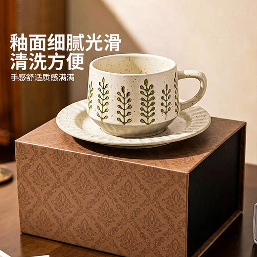 摩登主妇陶瓷咖啡杯套装高档精致新婚礼物乔迁新居伴手礼杯子礼盒 商品图2