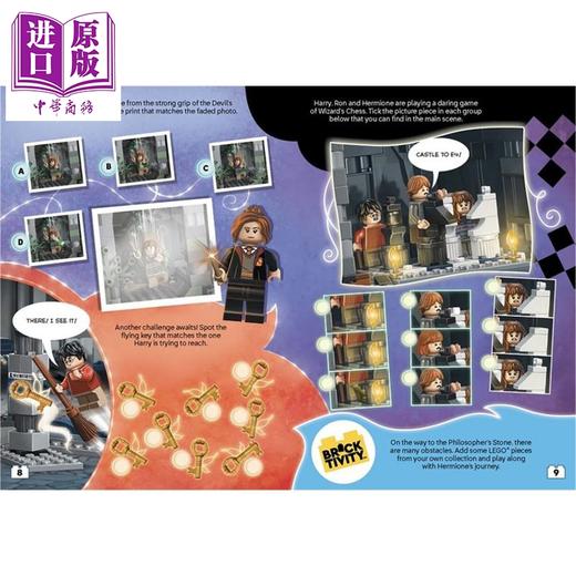 预售 【中商原版】乐高 哈利波特 魔法力量 LEGO Harry Potter Magical Powers 英文原版 Buster Books 益智书 商品图3