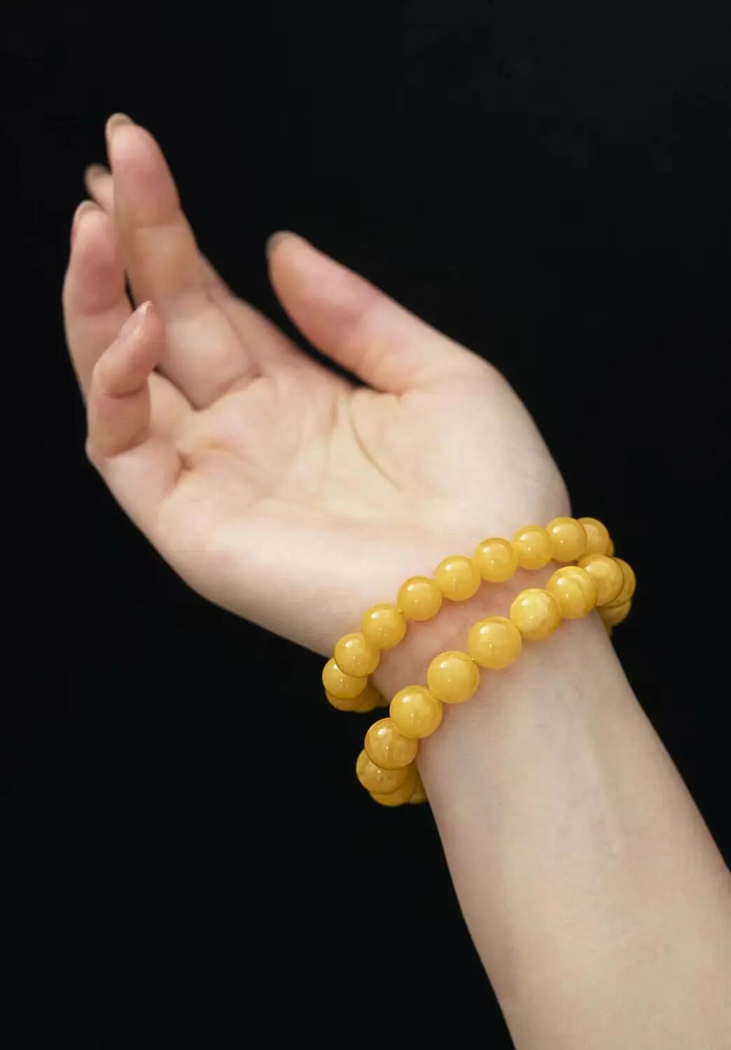 JALO JALO 俄罗斯天然满蜡蜜蜡手串