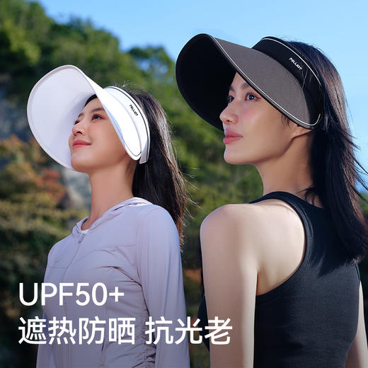 伯希和户外空顶帽女2025新款遮阳运动防晒帽子专业跑步太阳帽男 商品图2