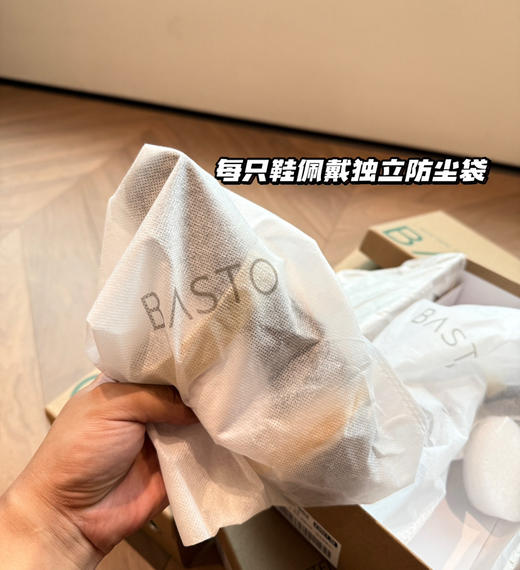 正品“百思图”女士露趾羊皮凉鞋/拖鞋 商品图9