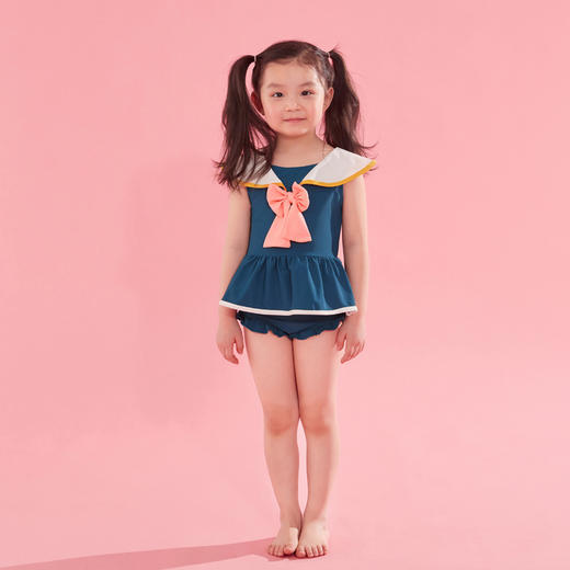 爱多尔夏季女童分体泳衣中大童宝宝公主款小裙儿童游泳衣ET23110-2★ 商品图3