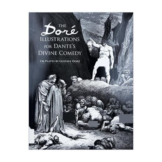 古斯塔夫多雷：但丁神曲插图集 英文原版 The Divine Comedy - The Plates of Gustave Dore 英文版 进口英语书籍 商品图0