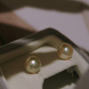 精品Akoya耳钉｜羽皇 9-10mm ji光 基本无暇 18k金针 商品缩略图4