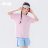 【清仓特价】jeep吉普儿童短袖T恤夏季纯棉亲肤上衣男女童速干衣运动衣120-175★娃娃优选 商品缩略图6