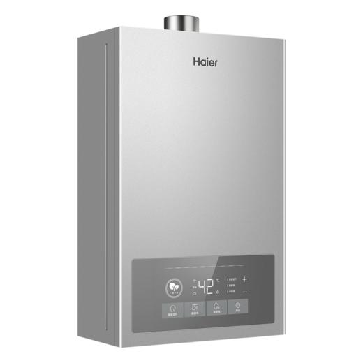 海尔 热水器 JSQ30-16PM3DCU1 燃气沐浴器 月光银 16升 二级能效 天然气 电子脉冲点火 强排式 天然气 12T 商品图1