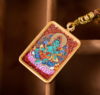 念青·手绘嘎乌热贡唐卡吊坠，唐卡画师亲绘，每一件都是诚心之作 商品缩略图6