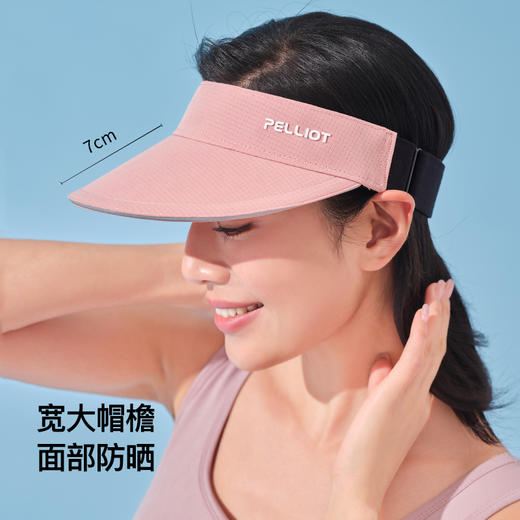 伯希和户外空顶帽防晒女夏季防紫外线沙滩骑行运动大帽檐遮阳帽男 商品图3