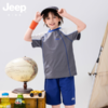 【清仓特价】jeep吉普儿童短袖T恤夏季纯棉亲肤上衣男女童速干衣运动衣120-175★娃娃优选 商品缩略图7