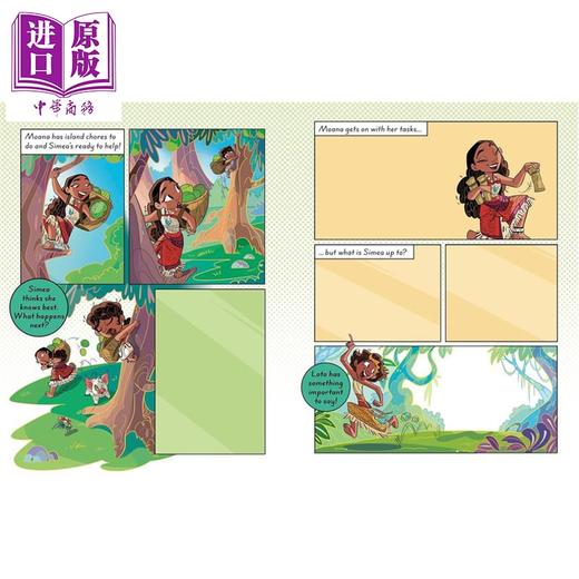 预售 【中商原版】DK迪斯尼海洋奇缘故事贴纸书 Disney Moana Story Sticker Book 英文原版 DK 主题贴纸活动书 青少年图画小说 商品图1