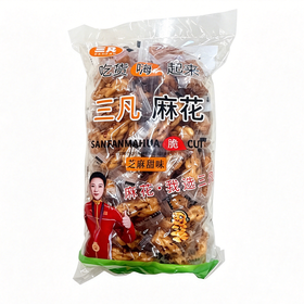 三凡500g芝麻甜味开心小麻花