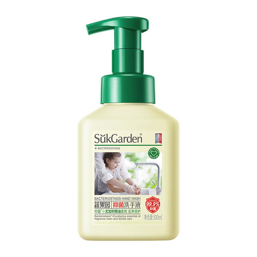 【多重精粹】蔬果园 抑菌洗手液（尤加利精油香氛） 500ml*3瓶 云朵泡沫净护香随 商品图3