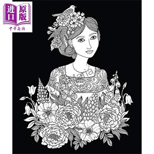 预售 【中商原版】植物园 涂色书 特别版 瑞典艺术家Maria Trolle Botanicum Coloring Book Special Edition 英文原版 Maria Trolle 商品图1