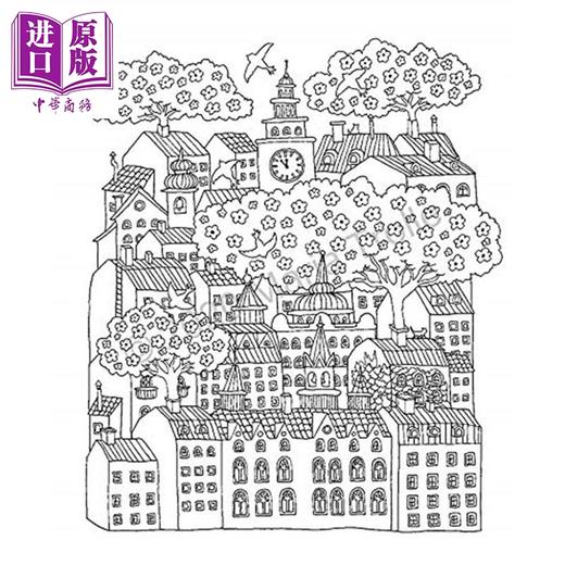 预售 【中商原版】植物园 涂色书 特别版 瑞典艺术家Maria Trolle Botanicum Coloring Book Special Edition 英文原版 Maria Trolle 商品图3