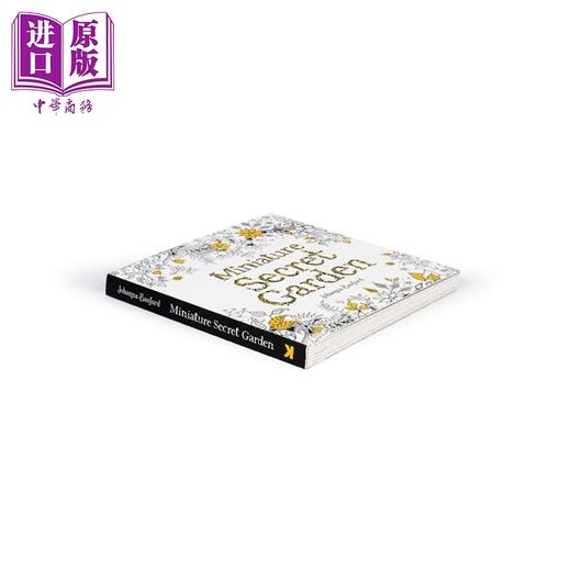 预售 【中商原版】迷你秘密花园涂色书 便携版 乔汉娜 贝斯福  Miniature Secret Garden 英文原版 Johanna Basford 袖珍版 平摊式装订 商品图2