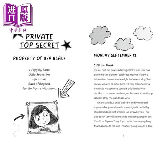预售 【中商原版】意外女巫日记 Diary of an Accidental Witch 英文原版 Honor and Perdita Cargill 奇幻小说 日记题材 商品图1