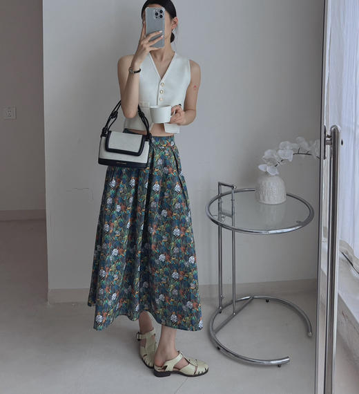 𝐋𝐀𝐍𝐂*𝐘 朗姿超美的法式复古油画裙半身裙 商品图2