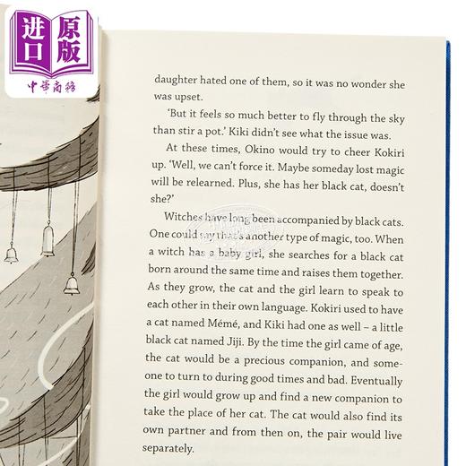预售 【中商原版】海雀布纹经典 魔女宅急便 Kikis Delivery Service 英文原版 Eiko Kadono 经典儿童文学作品 收藏版 精装本 商品图2
