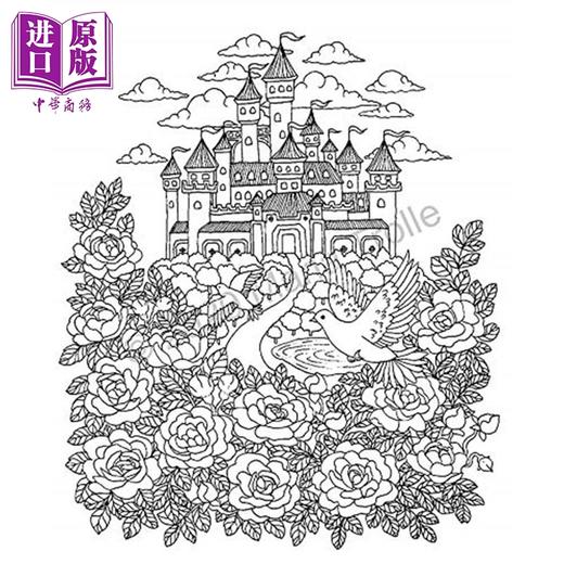 预售 【中商原版】植物园 涂色书 特别版 瑞典艺术家Maria Trolle Botanicum Coloring Book Special Edition 英文原版 Maria Trolle 商品图4