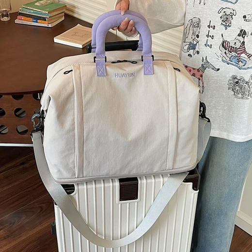 【一个包≈20寸行李箱】健爪 多巴胺便携旅行包  时尚又能装  干湿分离收纳 轻便耐磨  男女通用【ys】 商品图8