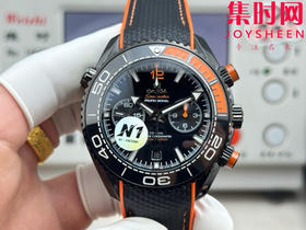 N1欧米茄海马海洋宇宙 海马600米计时系列 “四分之一橙” 男士腕表 表径45.5mm 全新力作海马系列600米至臻天文台计时腕表