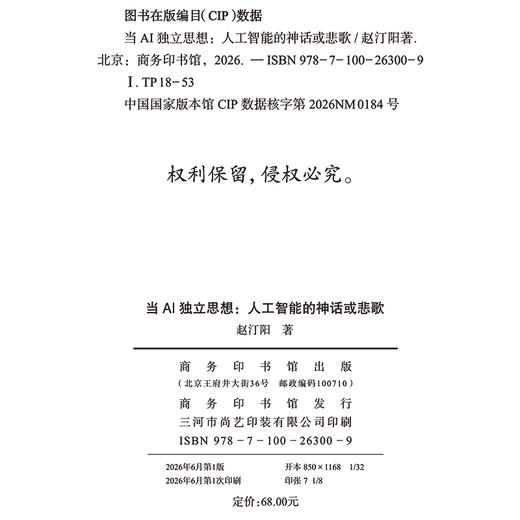 当AI独立思想：人工智能的神话或悲歌 商品图1