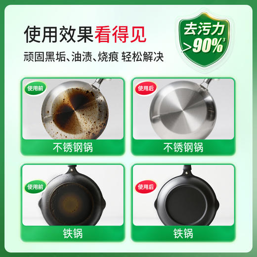 【锅底净】水卫士 锅底净270g*2瓶（赠配件包1套）+油污净2瓶（带1个喷头） 商品图2
