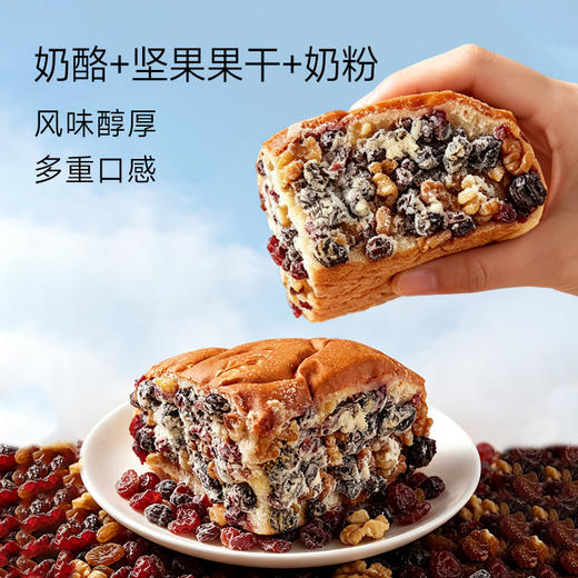 面包新语 坚果奶酪面包 110g*4★ 商品图0