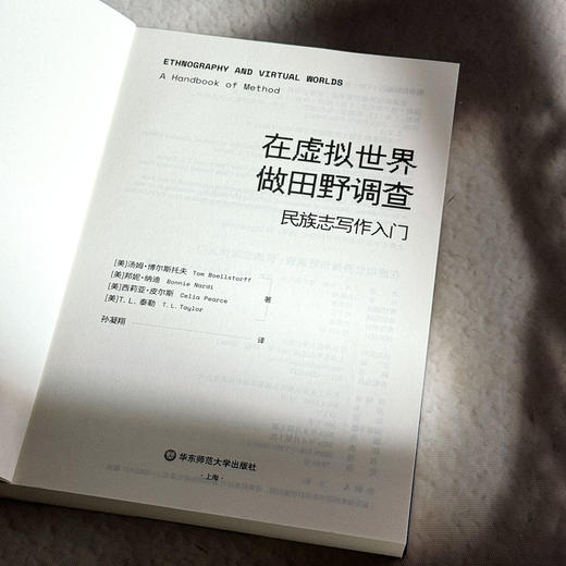 在虚拟世界做田野调查 民族志写作入门 社会科学核心方法论 质性研究 商品图5