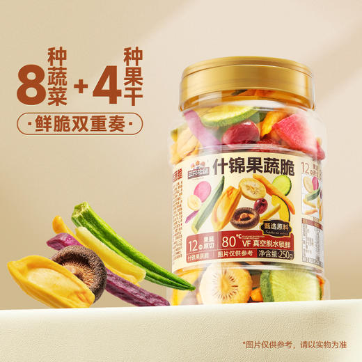 三只松鼠 12种什锦果蔬脆250g fx 商品图0