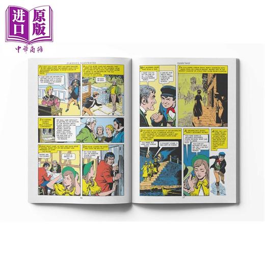 预售 【中商原版】雾都孤儿 Classics Illustrated漫画世界名著 Oliver Twist 英文原版 Dickens Charles 经典插图版 入门读物 商品图4