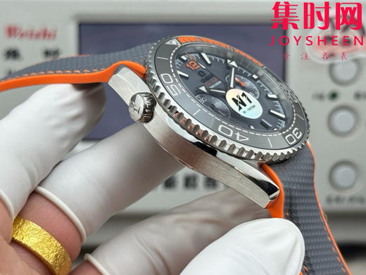 N1欧米茄海马海洋宇宙 海马600米计时系列 “四分之一橙” 男士腕表 表径45.5mm 全新力作海马系列600米至臻天文台计时腕表 商品图4