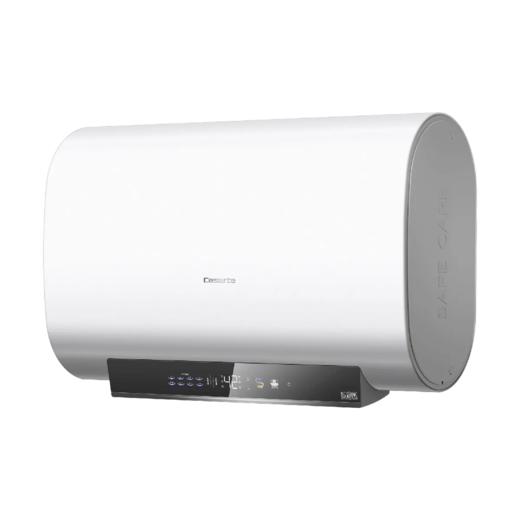 卡萨帝 热水器 CES80HD-KMINIA03U1 电热沐浴器 80升 天沐系列 3300W 冰雪白 一级能效 超薄型 触控 钛金 IPX4 扁桶型 商品图1