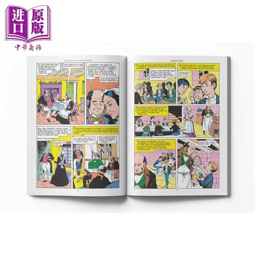 预售 【中商原版】雾都孤儿 Classics Illustrated漫画世界名著 Oliver Twist 英文原版 Dickens Charles 经典插图版 入门读物 商品图2