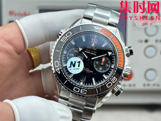 N1欧米茄海马海洋宇宙 海马600米计时系列 “四分之一橙” 男士腕表 表径45.5mm 全新力作海马系列600米至臻天文台计时腕表 商品图2
