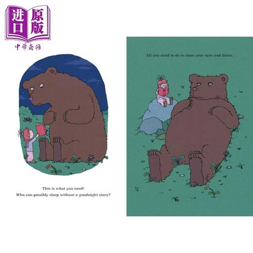 【中商原版】睡不着的晚安故事 I Forgot How to Sleep a Bedtime Story 英文原版 亲子绘本图画书 睡前故事 进口童书 精装  商品图4