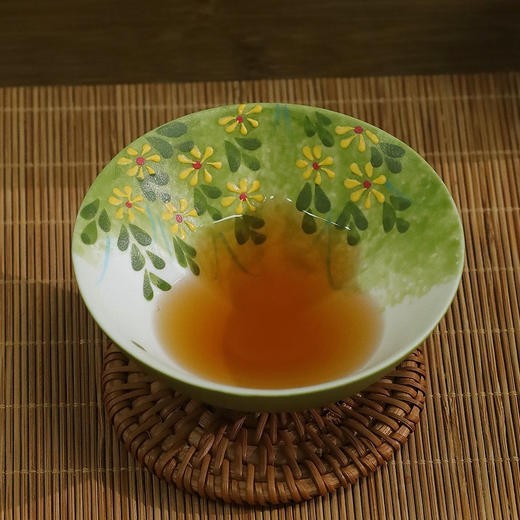 上古名屋·四时花信系列福禄盏 | 国家一级美术师刘铭志监制，经典葫芦造型，手绘花卉（3-7天发货） 商品图2