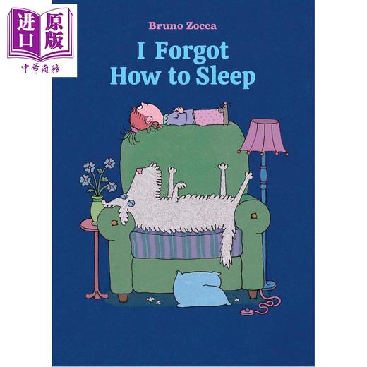 【中商原版】睡不着的晚安故事 I Forgot How to Sleep a Bedtime Story 英文原版 亲子绘本图画书 睡前故事 进口童书 精装  商品图0