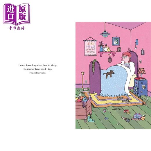 【中商原版】睡不着的晚安故事 I Forgot How to Sleep a Bedtime Story 英文原版 亲子绘本图画书 睡前故事 进口童书 精装  商品图1