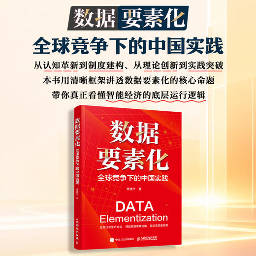 数据要素化：全球竞争下的中国实践 变革社会生产方式 释放数据要素价值 驱动高质量发展中国经济书籍 商品图0