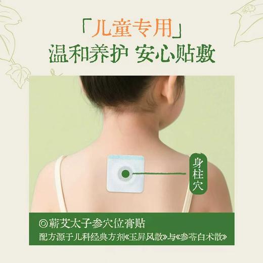 【全新升级！儿童专属三伏贴】真不二儿童道地蕲艾三伏套盒 3岁+以上使用（内含15贴蕲艾穴位膏贴+10贴蕲艾木姜子足贴）7月15日起下单赠1盒磨牙贴★ 商品图4