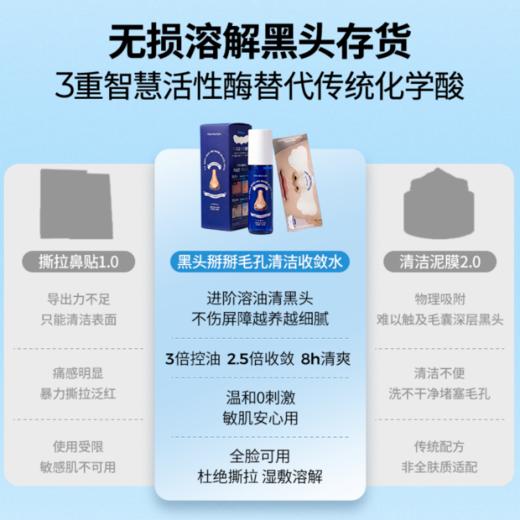 【超模君精选 3重智慧活性酶 进阶溶油清黑头】One-day's You黑头毛孔净透精华液 溶解黑头皮脂 带走油脂堆积 商品图3