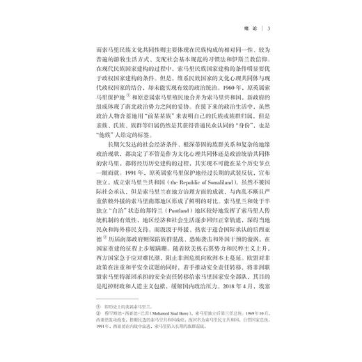 索马里史：泛索马里主义研究与思考/浙江智库/浙江师范大学非洲探究院/非洲区域国别学系列书 总主编 刘鸿武/非洲国别发展史丛书 商品图3