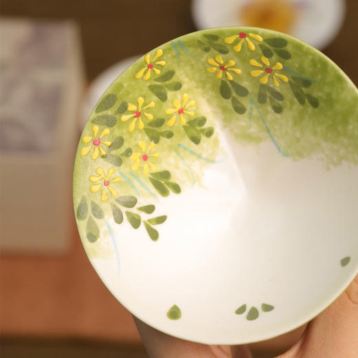 上古名屋·四时花信系列福禄盏 | 国家一级美术师刘铭志监制，经典葫芦造型，手绘花卉（3-7天发货） 商品图9