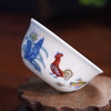 青花斗彩《明代双绝》礼盒 鸡缸杯+缠枝莲压手杯一对 双绝合璧 景德镇大师瓷 商品缩略图6