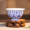 青花斗彩《明代双绝》礼盒 鸡缸杯+缠枝莲压手杯一对 双绝合璧 景德镇大师瓷 商品缩略图5
